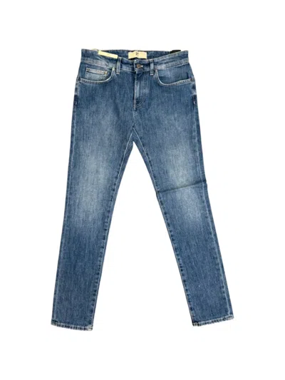 Pt Torino Swing Belt-loops Jeans In Blue