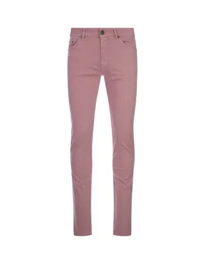 Pt Torino Swing Jeans In Pink Stretch Denim