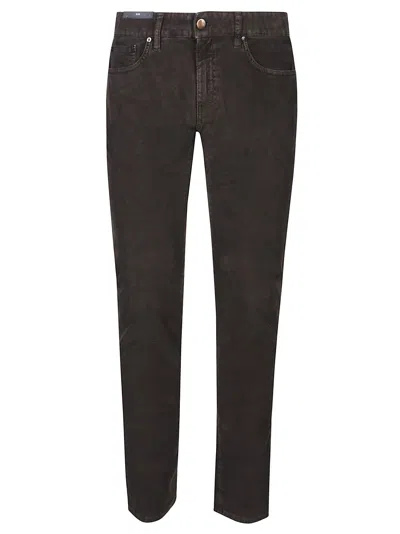 Pt Torino Swing Jeans In Moro Pigmento