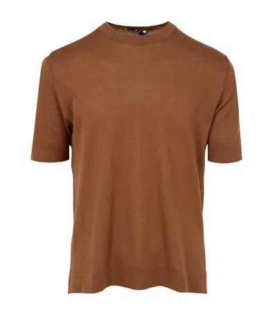 Pt Torino T Shirts And Polos White In Brown