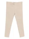 Pt Torino Tailored Beige Trousers With Slash Pockets In Neutral