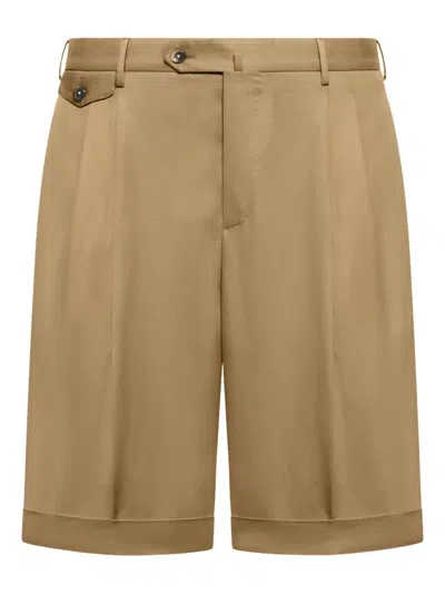 Pt Torino Tailored Bermuda Shorts In Brown