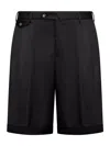 Pt Torino Tailored Bermuda Shorts In Black