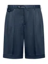 Pt Torino Tailored Bermuda Shorts In Blue