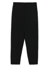 Pt Torino Pantalone In Misto Lana Stretch Nero Uomo
