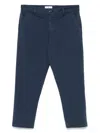 Pt Torino Tailored Blue Trousers With Mid-rise Waist