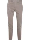 Pt Torino Tailored Gray Trousers With Refined Fit In Gray