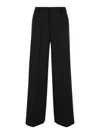 Pt Torino Belt Loop Belt Casual Pants In Black
