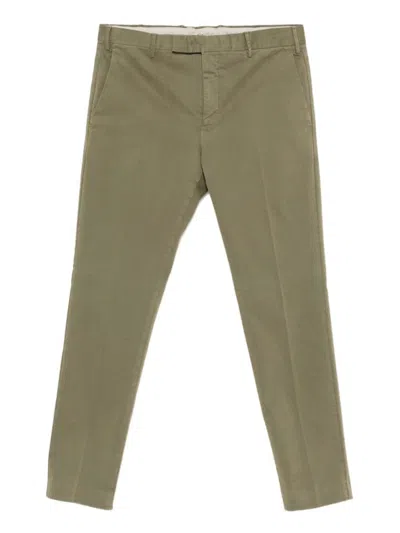 PT TORINO TAILORED OLIVE GREEN TROUSERS