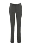 Pt Torino Tailored S-slim Trousers In Grigio Medio