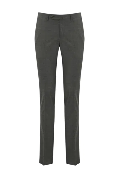 Pt Torino Tailored S-slim Trousers In Grigio Medio