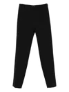 Pt Torino Tailored Straight-leg Trousers With Seam Detailing In Black