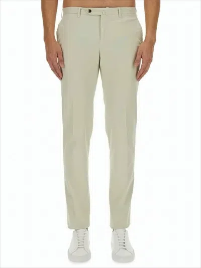 Pt Torino Tailored Straight Pants With Five-pocket Styling In Green