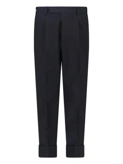 Pt Torino Tailored Trousers In Black
