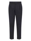 Pt Torino Man Pants Midnight Blue Size 36 Virgin Wool In Blue