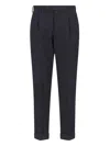 Pt Torino Man Pants Midnight Blue Size 36 Virgin Wool In Blue