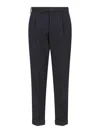 Pt Torino Man Pants Midnight Blue Size 36 Virgin Wool In Blue