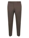 Pt Torino Tailored Trousers In Brown