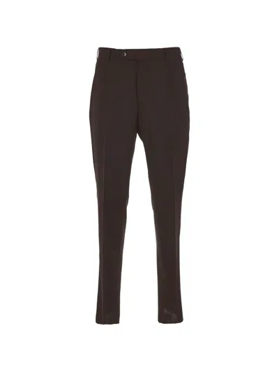 Pt Torino Tailored Trousers In Brown