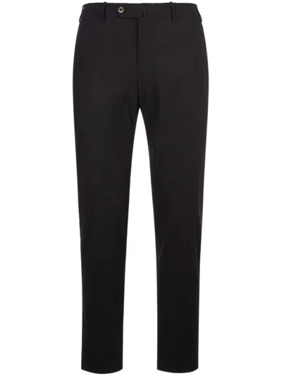 Pt Torino Belt Ring Casual Pants In Black