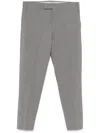 Pt Torino Pressed-crease Trousers In Grey