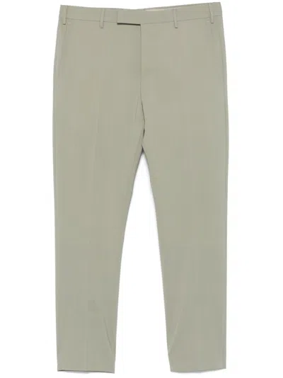 Pt Torino Tailored Trousers In Green