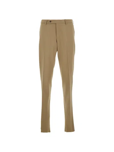 Pt Torino Tailored Trousers In Brown
