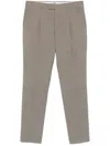 Pt Torino Tailored Trousers In Neutrals