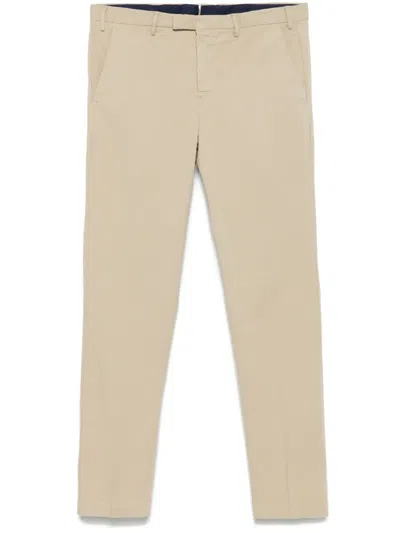 Pt Torino Tailored Trousers In Beige