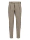 Pt Torino Tailored Trousers In Taupe