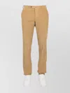 Pt Torino Tailored Trousers With Belt Loops And Pockets