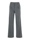 Pt Torino Lola Wool And Cashmere Flanel Fabcy In Gray