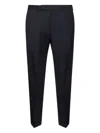 Pt Torino Tailored Wool Trousers In Blue