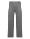 Pt Torino Michael Tailored Wool Trousers In Gray