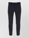 PT TORINO TAILORED WOOL TROUSERS WITH DETACHABLE FEATHER ACCENT