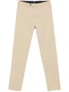 Pt Torino Beige Tailored Trousers With Hidden Closure In Neutral