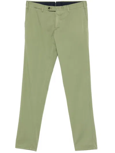 Pt Torino Tapered-chino In Grün