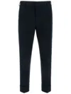 Pt Torino Blue Pants With Pences And Belt Loops In Cotton Blend Man In Blue