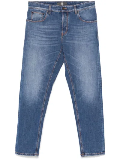 Pt Torino Tapered-leg Jeans In Blue