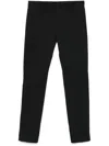 Pt Torino Black Virgin Wool Trousers In Black