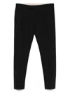 Pt Torino Cotton-blend Tailored Trousers In Black