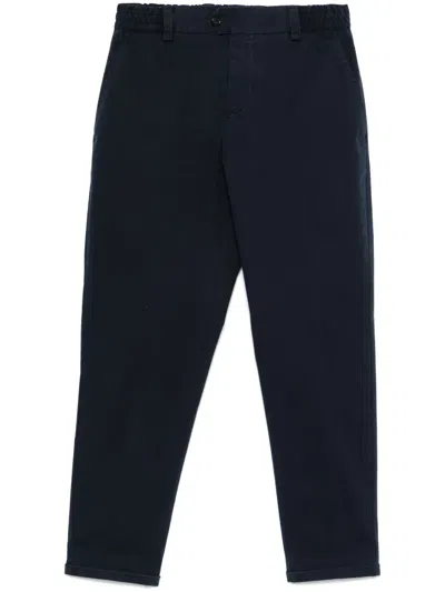 Pt Torino Tapered Trousers In Blue