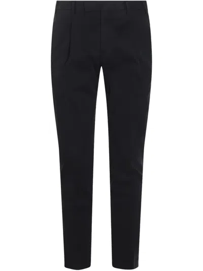 Pt Torino Tapered Trousers In Blue