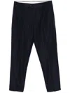 Pt Torino Tapered Trousers In Blue