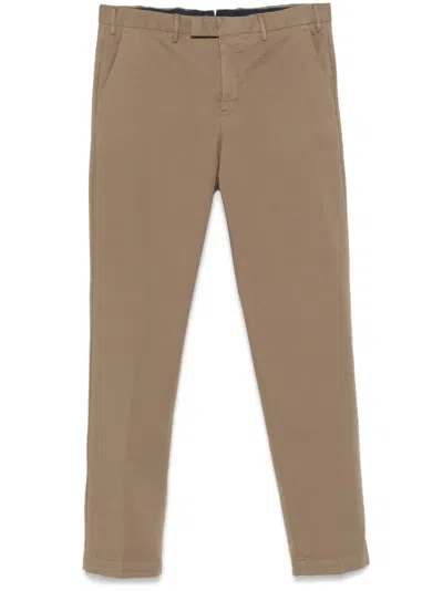 Pt Torino Hose Mit Tapered-bein In Braun