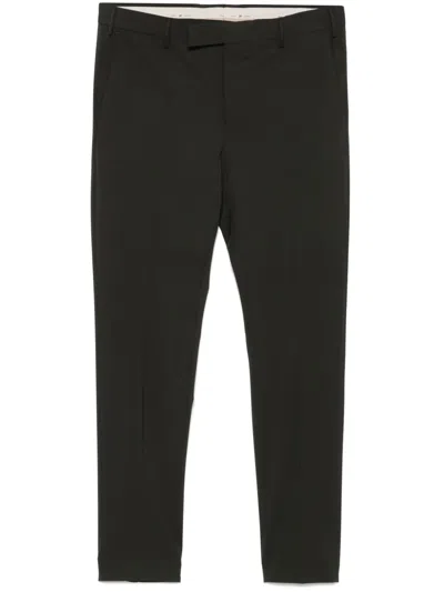 Pt Torino Tapered Trousers In Brown