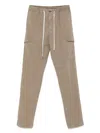 Pt Torino Tapered Trousers In Brown
