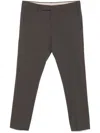 Pt Torino Tapered Trousers In Grey