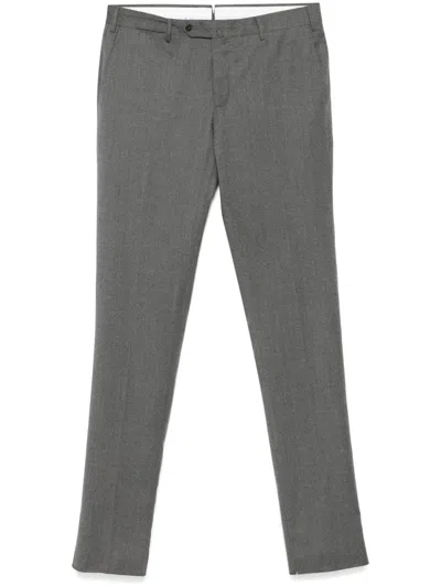 Pt Torino Tapered Trousers In Grey