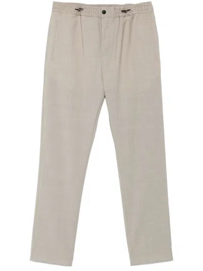 Pt Torino Tapered Trousers In Neutrals
